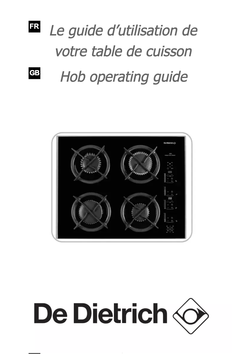Página 1 del manual Manual de usuario De Dietrich DTG 320