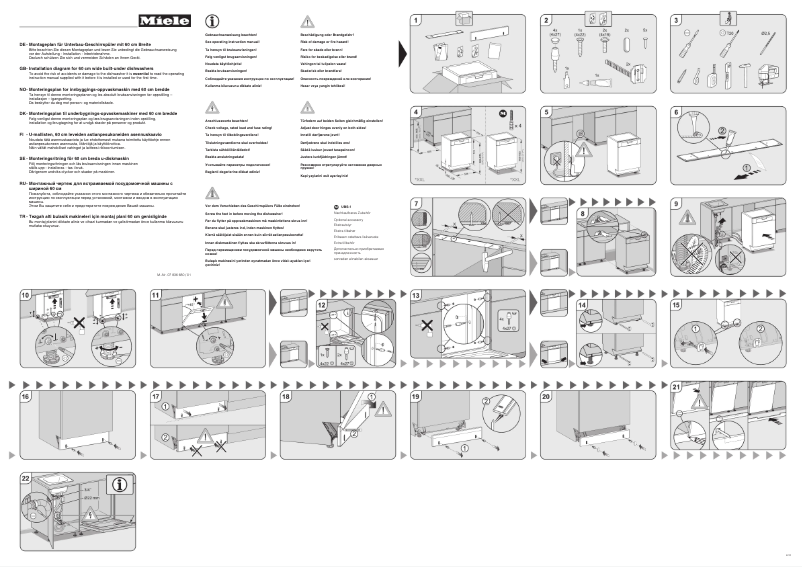 Page n°1 - Manuel utilisateur Miele G 4210