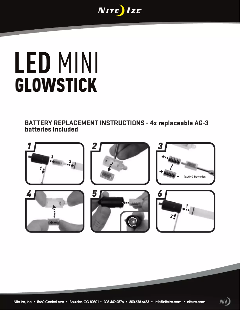 Page n°1 - Manuel utilisateur Nite Ize MGS-10-R6