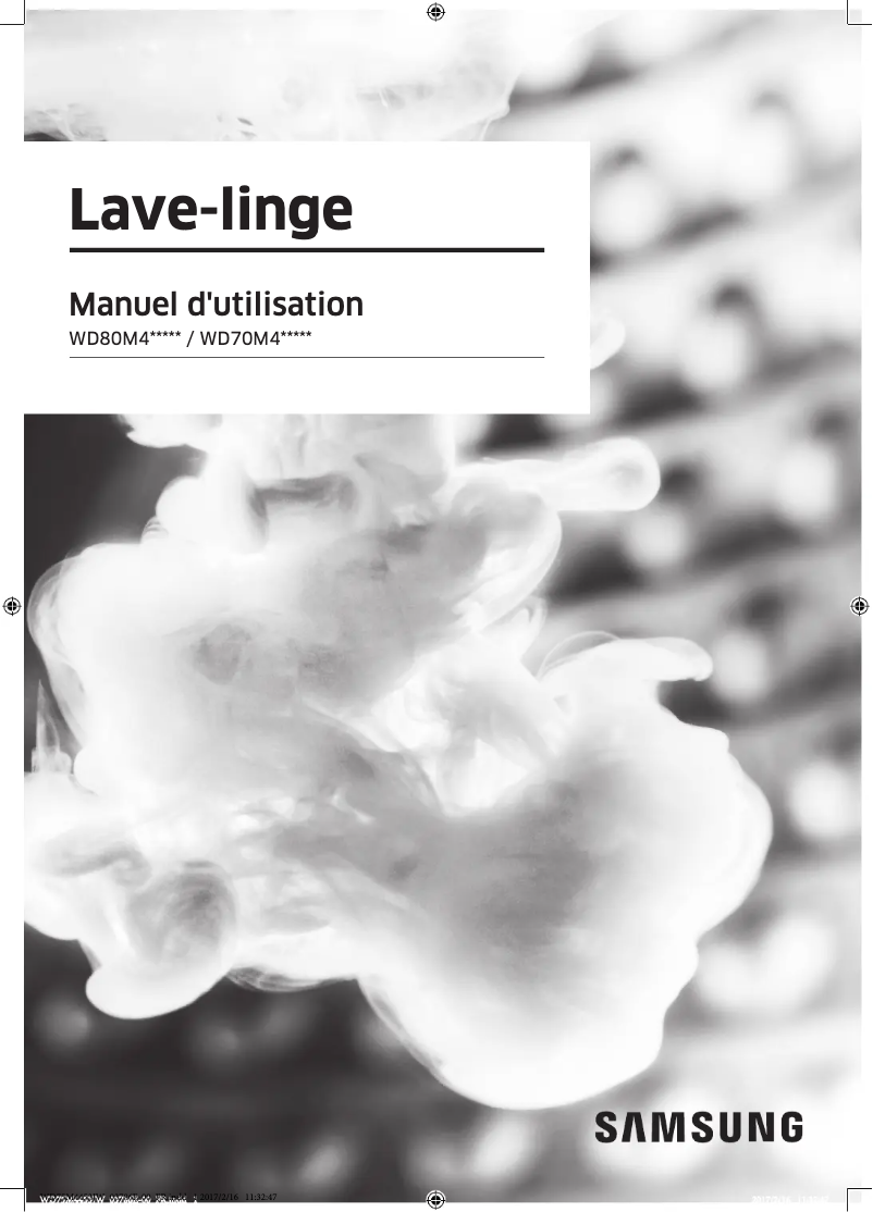 Image de la première page du manuel de l'appareil WD70M4453IW