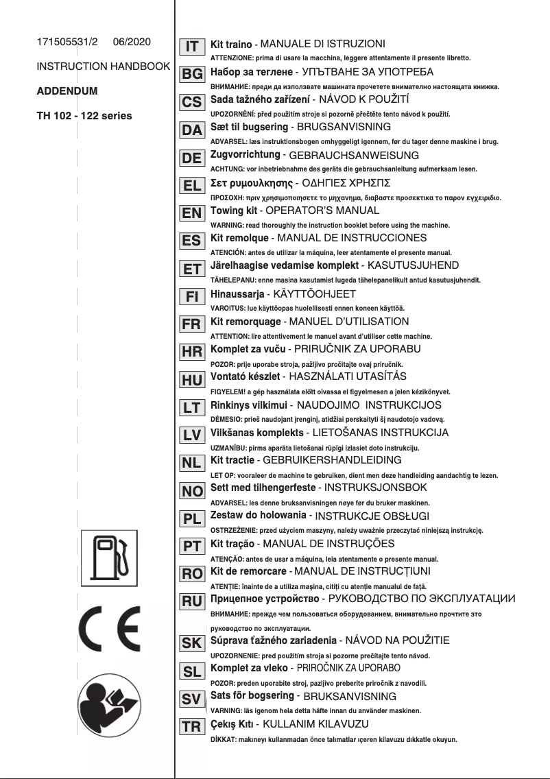 Page n°1 - Manuel utilisateur Stiga Estate Pro 9122 XWSY