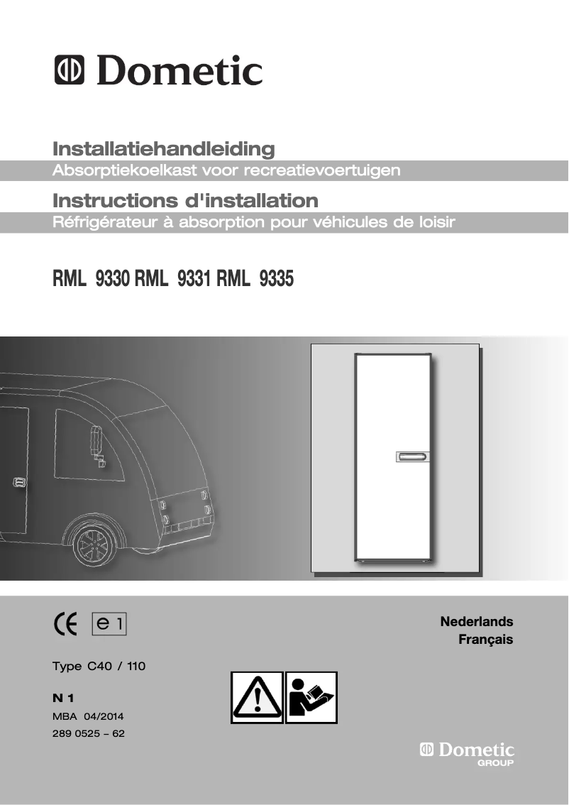 Imagen de la primera página del manual del dispositivo RML 9335