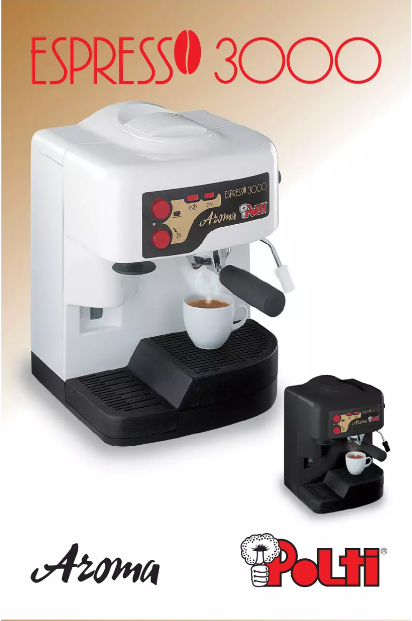 Image de la première page du manuel de l'appareil Espresso 3000