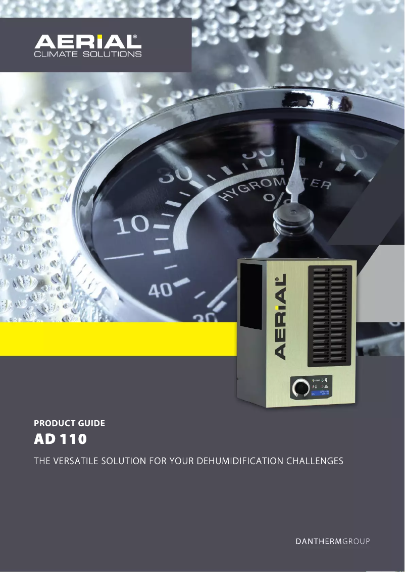 Página 1 del manual Folleto Aerial AD 110