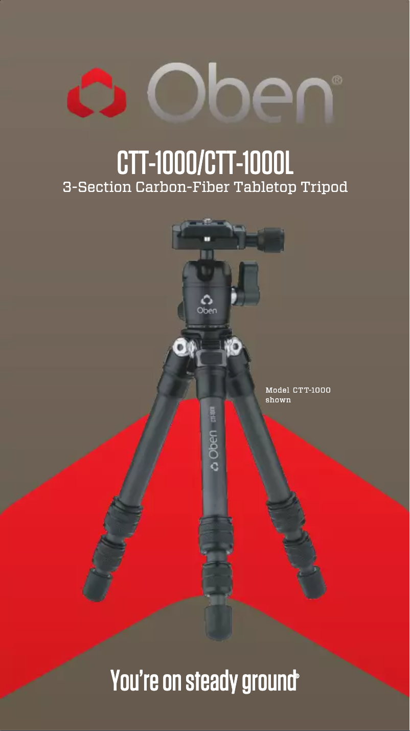 Page 1 de la notice Manuel utilisateur Oben CTT-1000