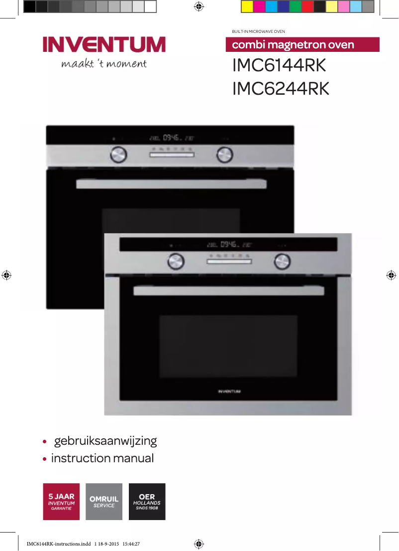 Página 1 del manual Manual de usuario Inventum IMC6144RK