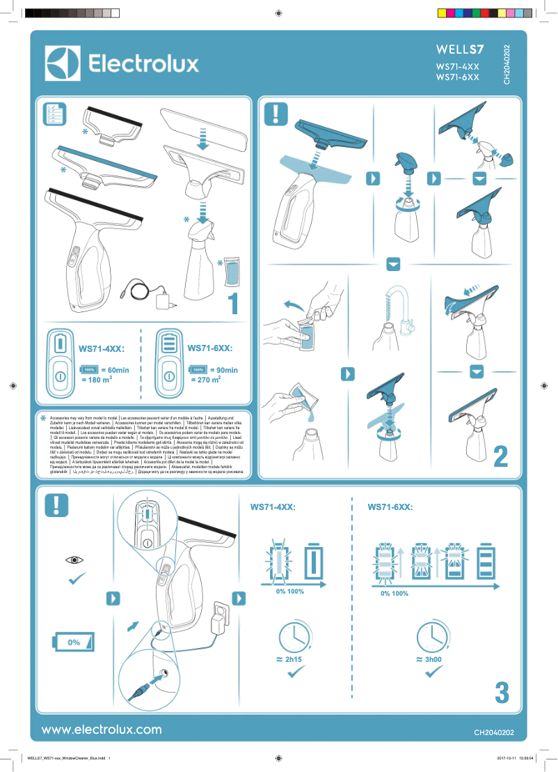Imagen de la primera página del manual del dispositivo WELL S7 WS71-4VV