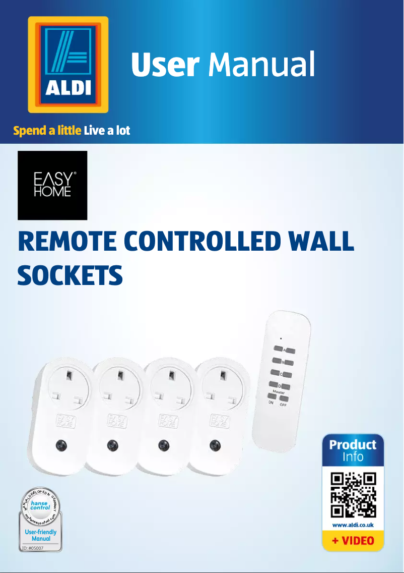 Page n°1 - Manuel utilisateur Easy Home GT-FSI-10-UK