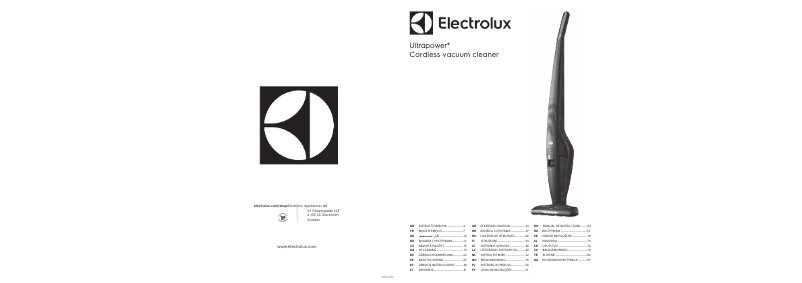 Page 1 de la notice Manuel utilisateur Electrolux EUP84IGM