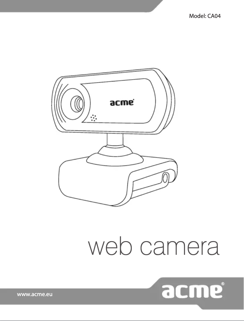 Image de la première page du manuel de l'appareil CA04