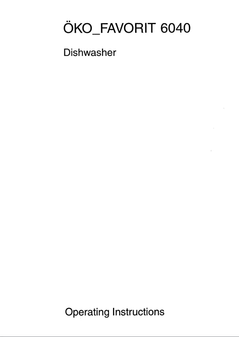 Image de la première page du manuel de l'appareil Favorit 6040w