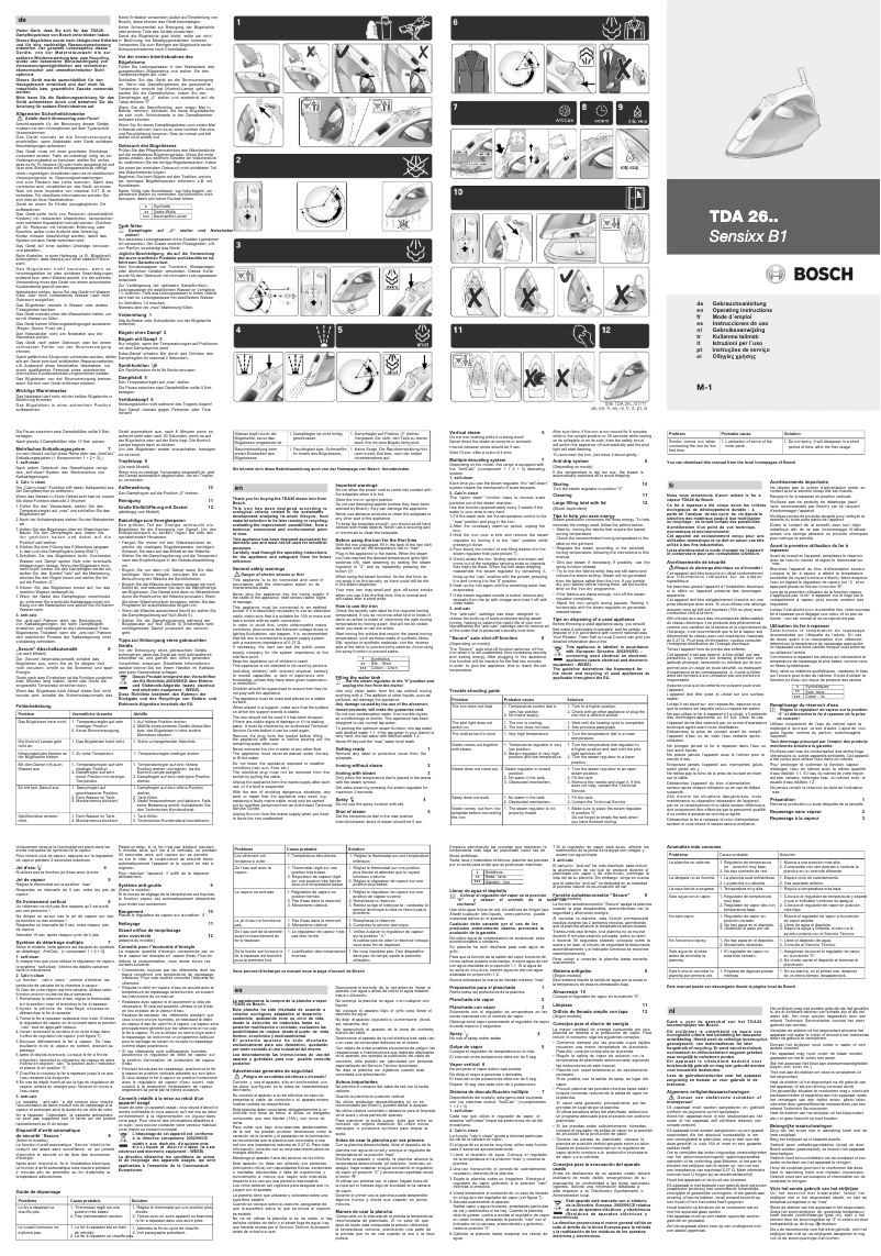 Image de la première page du manuel de l'appareil Sensixx B1 TDA2620