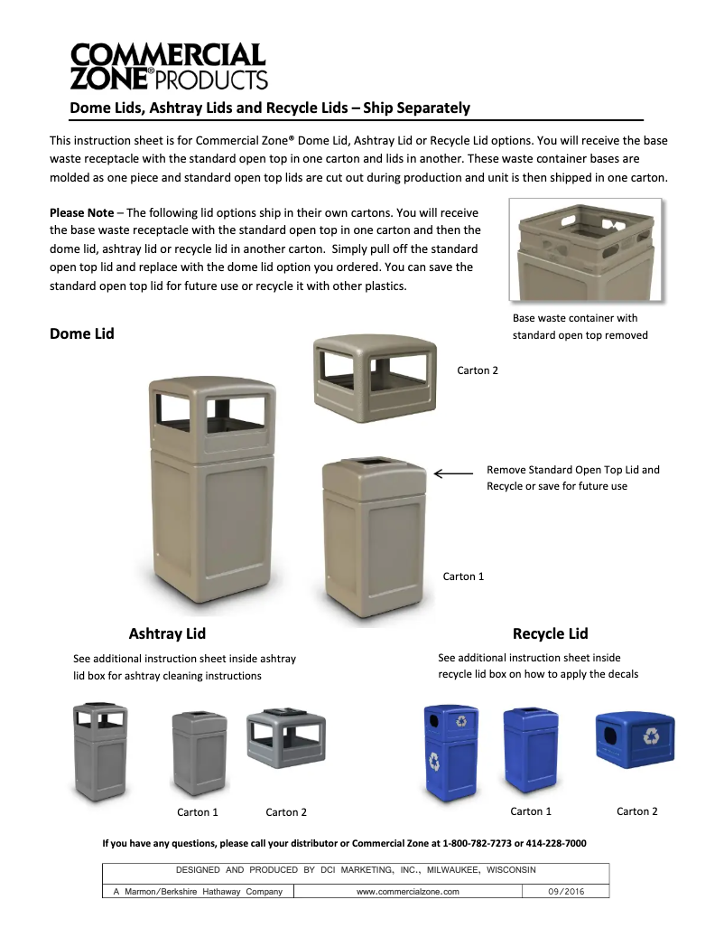 Page n°1 - Manuel utilisateur Commercial Zone StoneTec