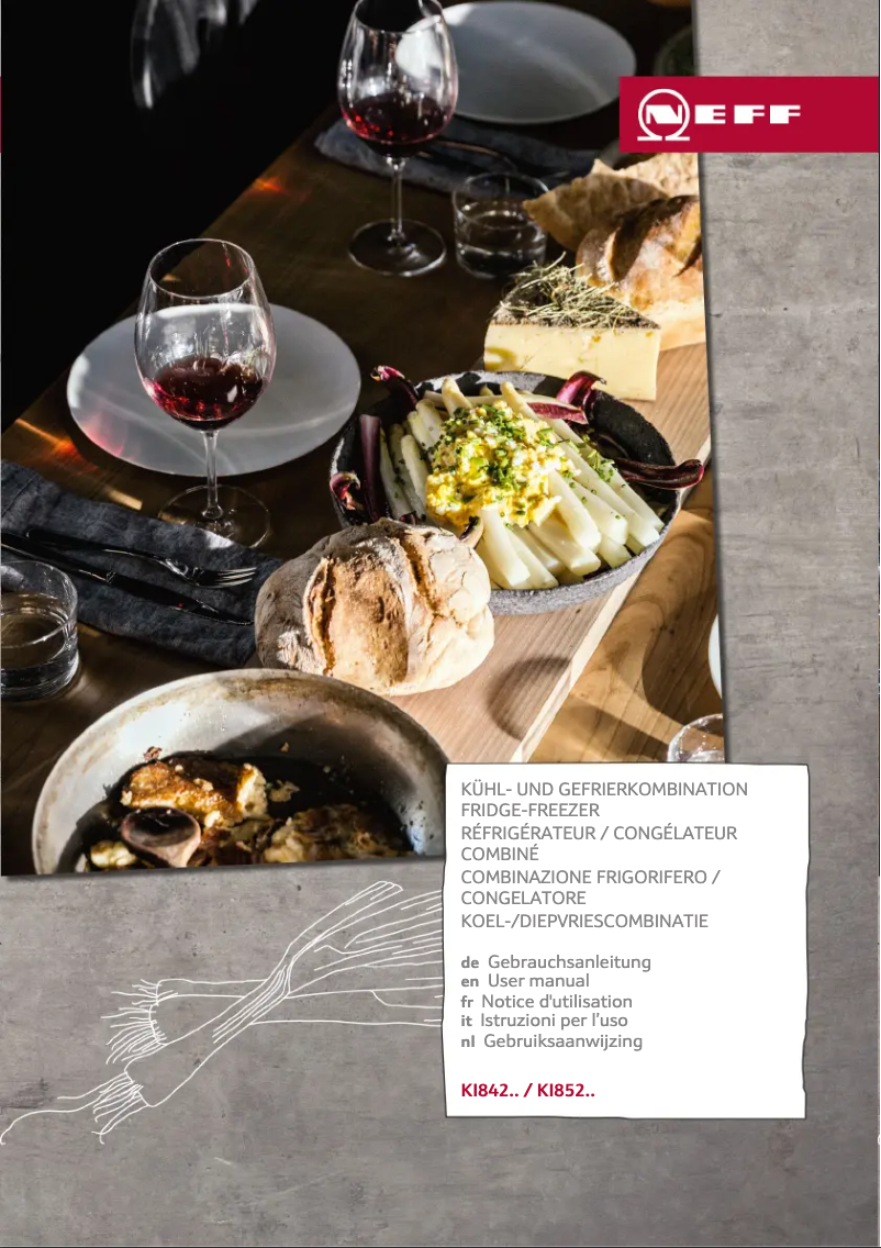 Page 1 de la notice Manuel utilisateur Neff KI8526D31