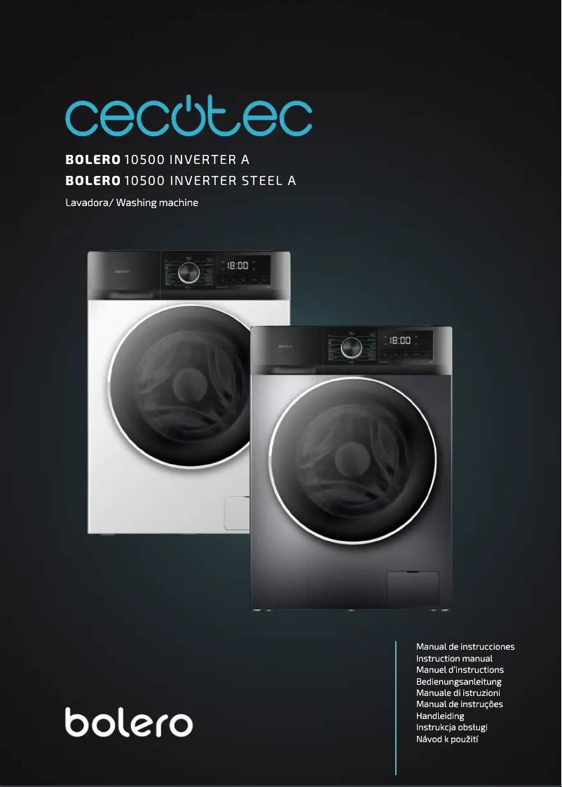 Página 1 del manual Manual de usuario Cecotec Bolero DressCode 10500 Inverter A