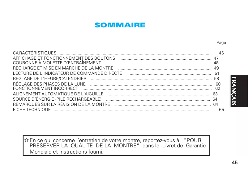 Image de la première page du manuel de l'appareil Premier SRX017P1