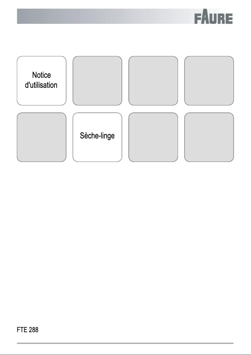 Page 1 de la notice Manuel utilisateur Faure FTE288