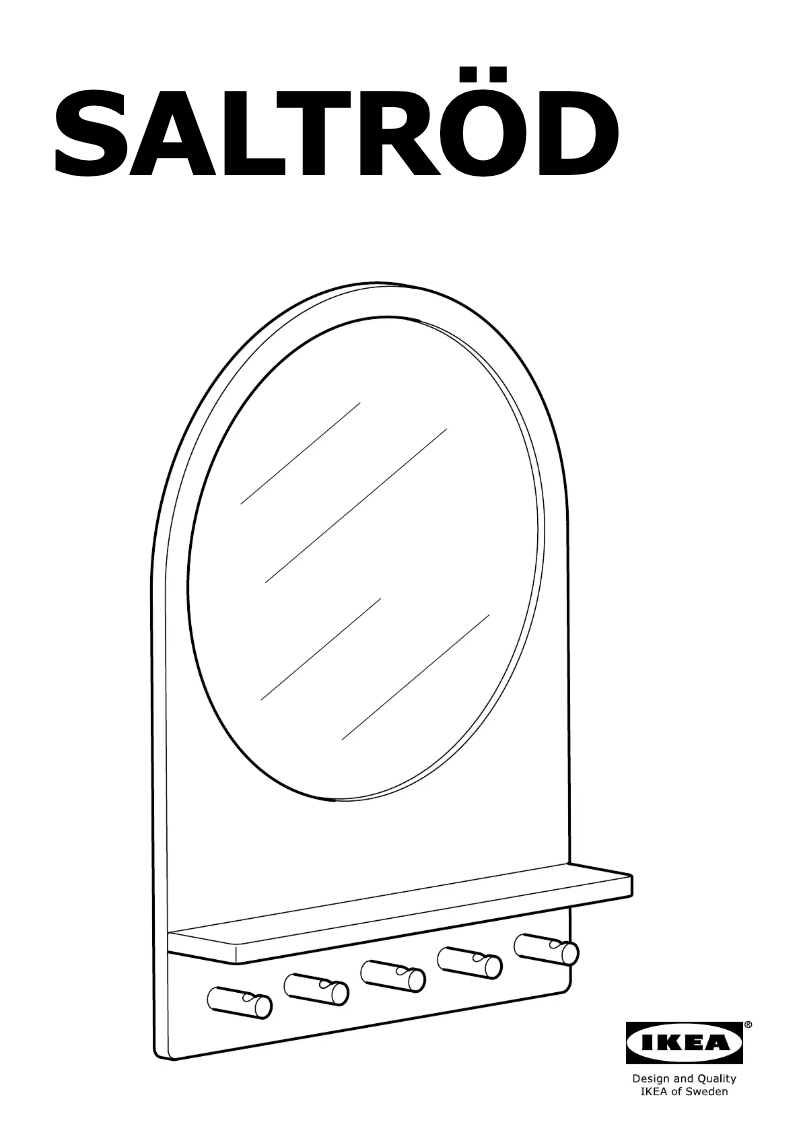 Image de la première page du manuel de l'appareil SALTROD