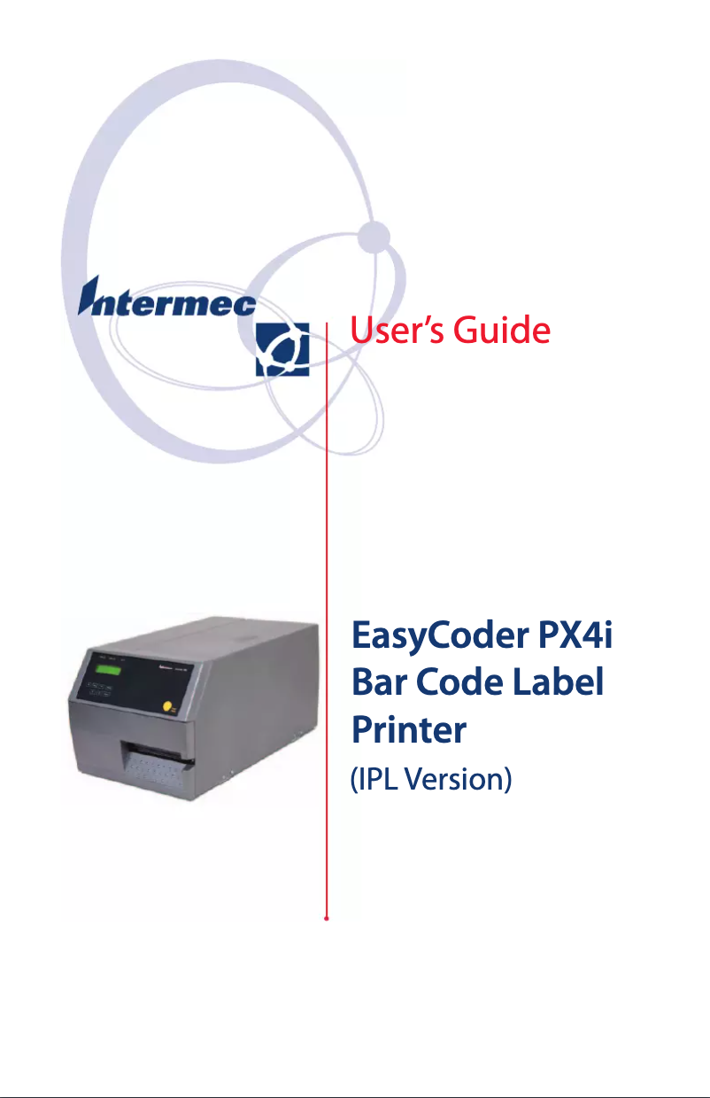 Page n°1 - Manuel utilisateur Intermec EasyCoder PX4i