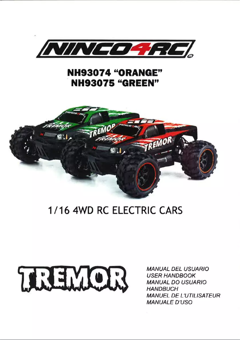 Image de la première page du manuel de l'appareil Tremor NH93074