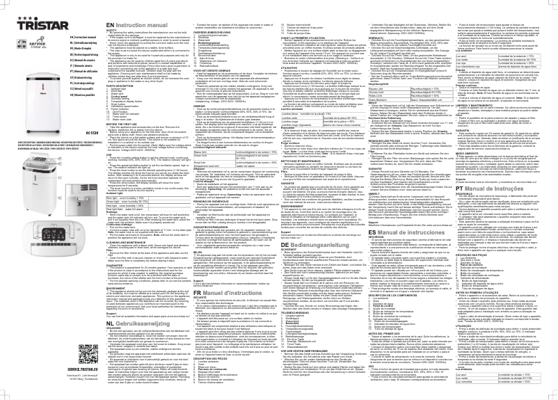 Image de la première page du manuel de l'appareil AC-5520