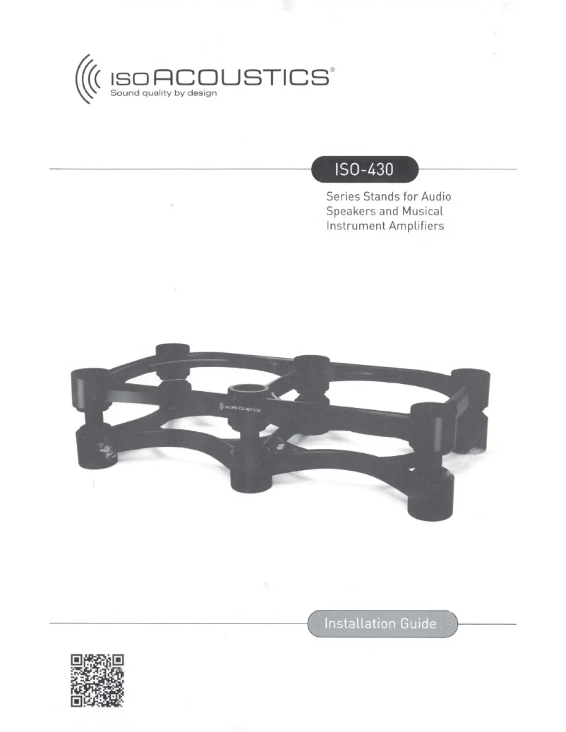 Image de la première page du manuel de l'appareil ISO-430