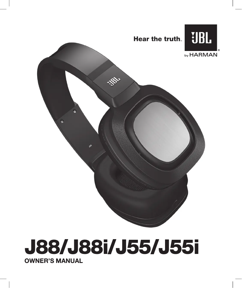 Page 1 de la notice Manuel utilisateur JBL J55