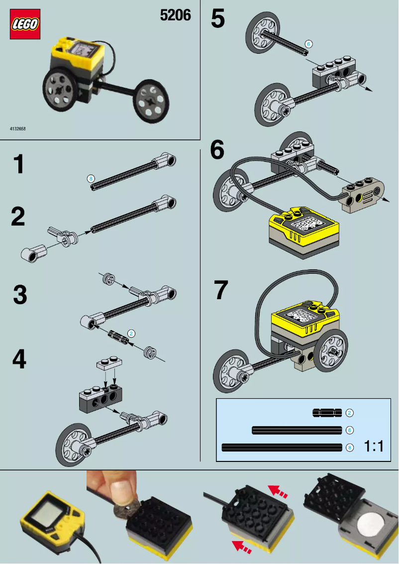 Página 1 del manual Manual de usuario Lego Racers 5206