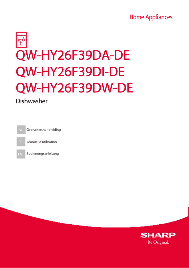 Page n°1 - Manuel utilisateur Sharp QW-HY26F39DW-DE