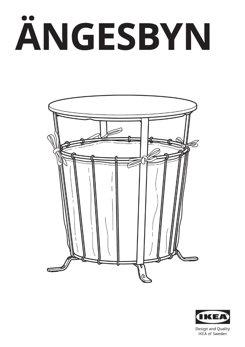 Image de la première page du manuel de l'appareil ÄNGESBYN 805.469.21