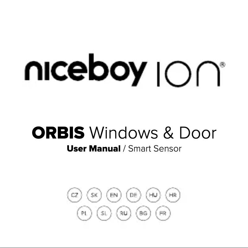 Page 1 de la notice Manuel utilisateur Niceboy ION ORBIS Windows & Door Sensor