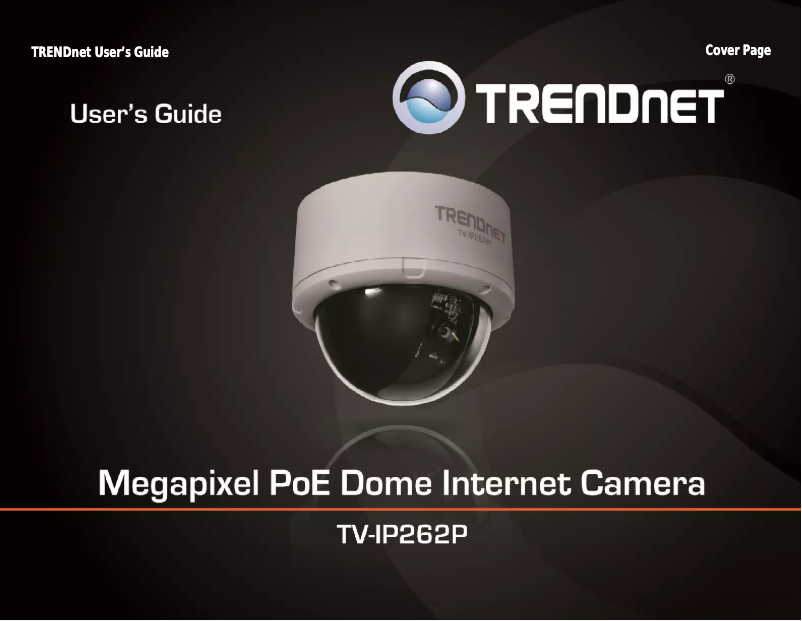 Image de la première page du manuel de l'appareil TV-IP262P