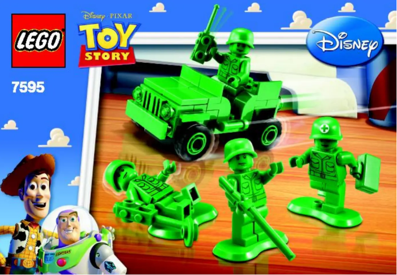 Page n°1 - Consignes visuelles Lego Toy Story 7595