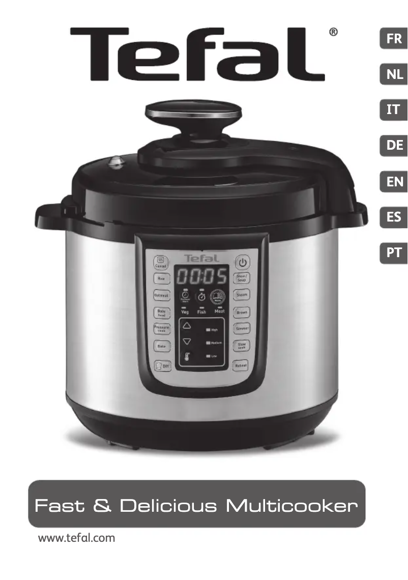 Page 1 de la notice Manuel utilisateur Tefal Fast & Delicious CY505