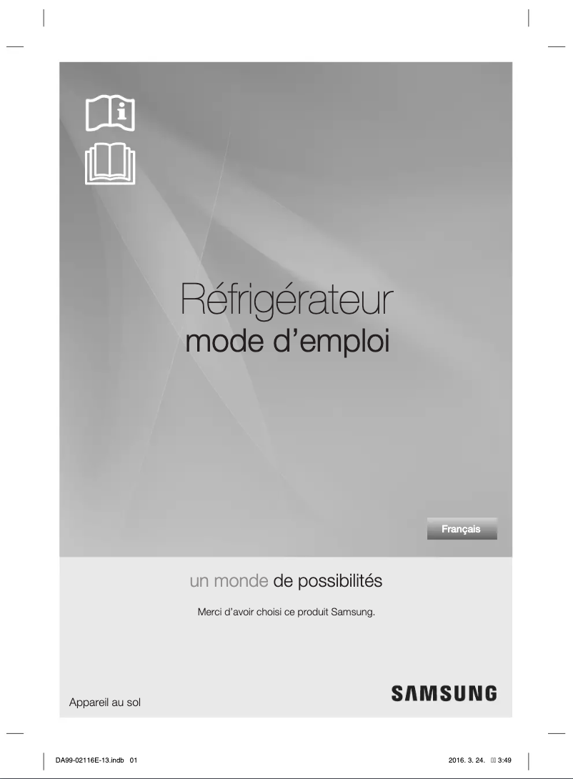 Image de la première page du manuel de l'appareil RL55VJBIH
