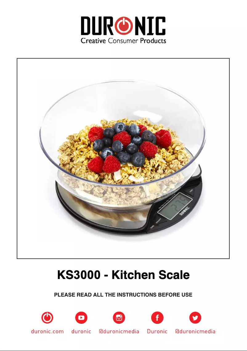 Image de la première page du manuel de l'appareil KS3000