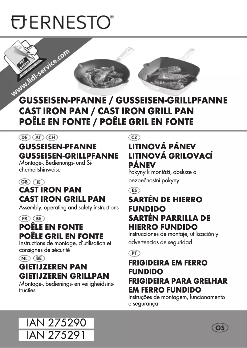 Image de la première page du manuel de l'appareil IAN 275290