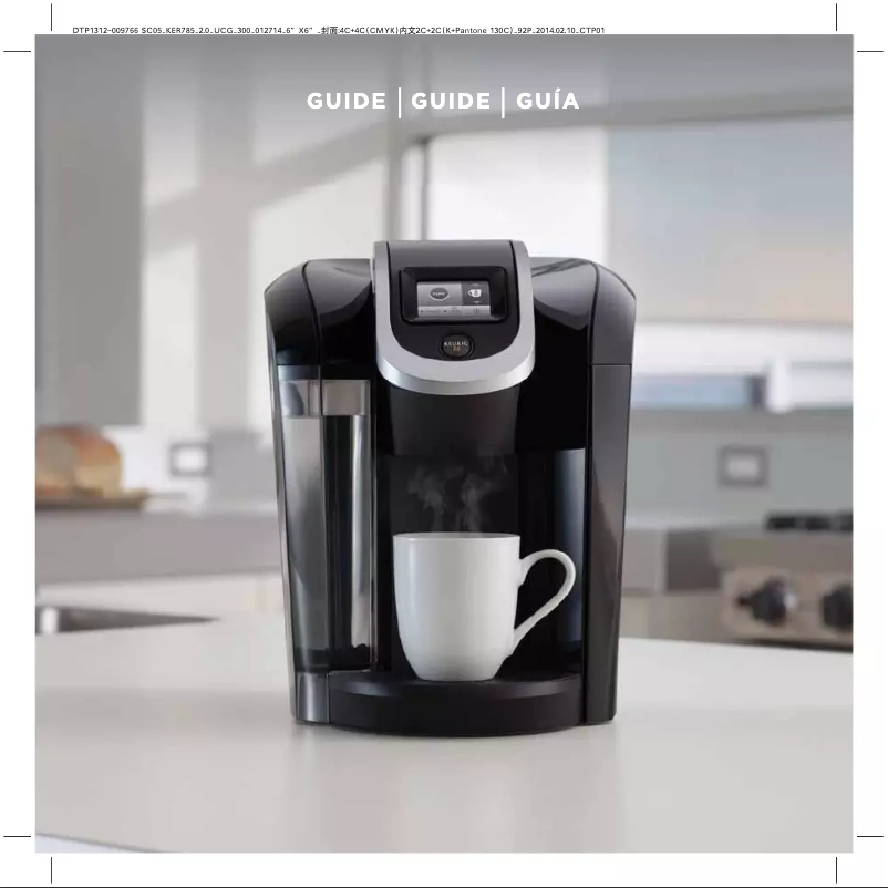 Page 1 de la notice Manuel utilisateur Keurig K-Cup 2.0 Brewer K350