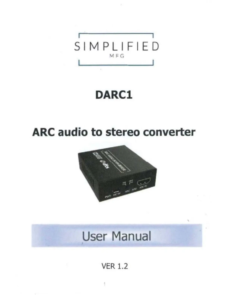 Image de la première page du manuel de l'appareil DARC1