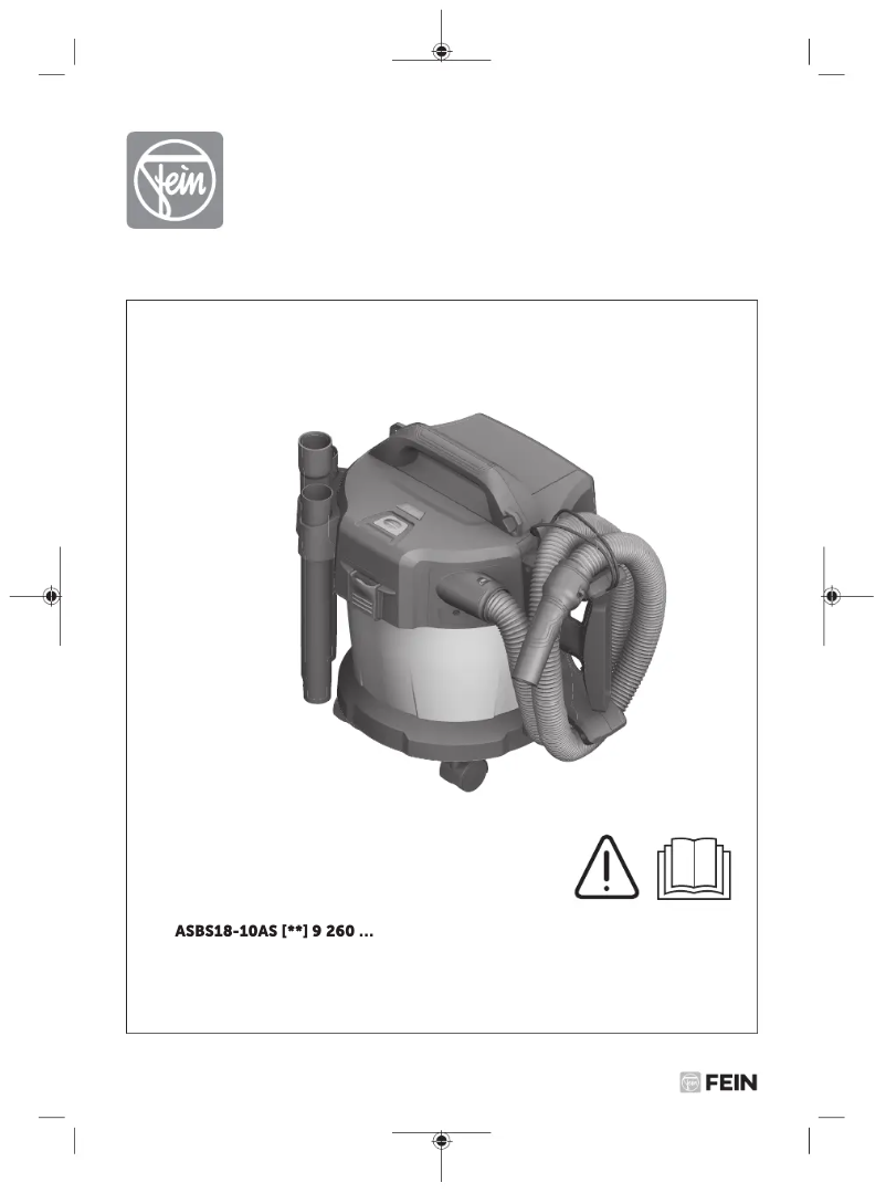 Page n°1 - Manuel utilisateur Fein ASBS 18-10 AS