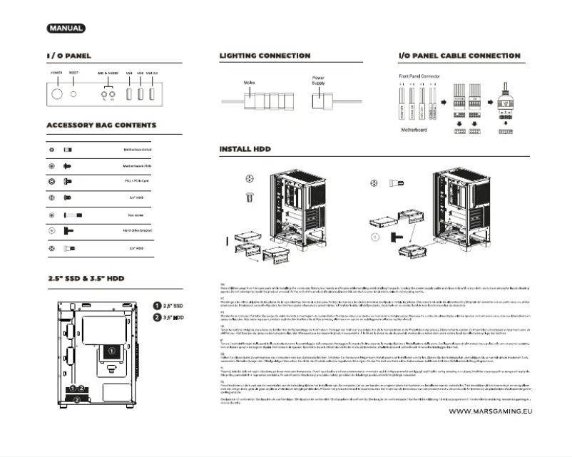 Image de la première page du manuel de l'appareil MC-C