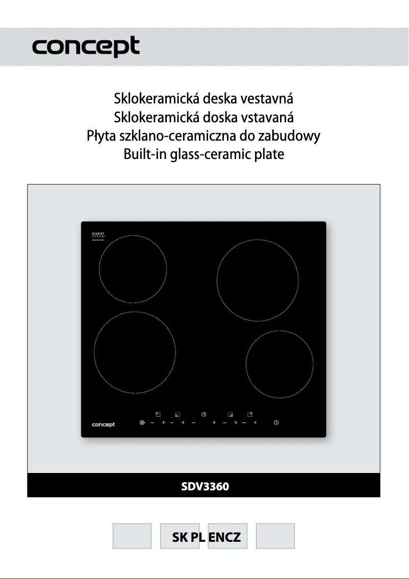 Image de la première page du manuel de l'appareil SDV-3360