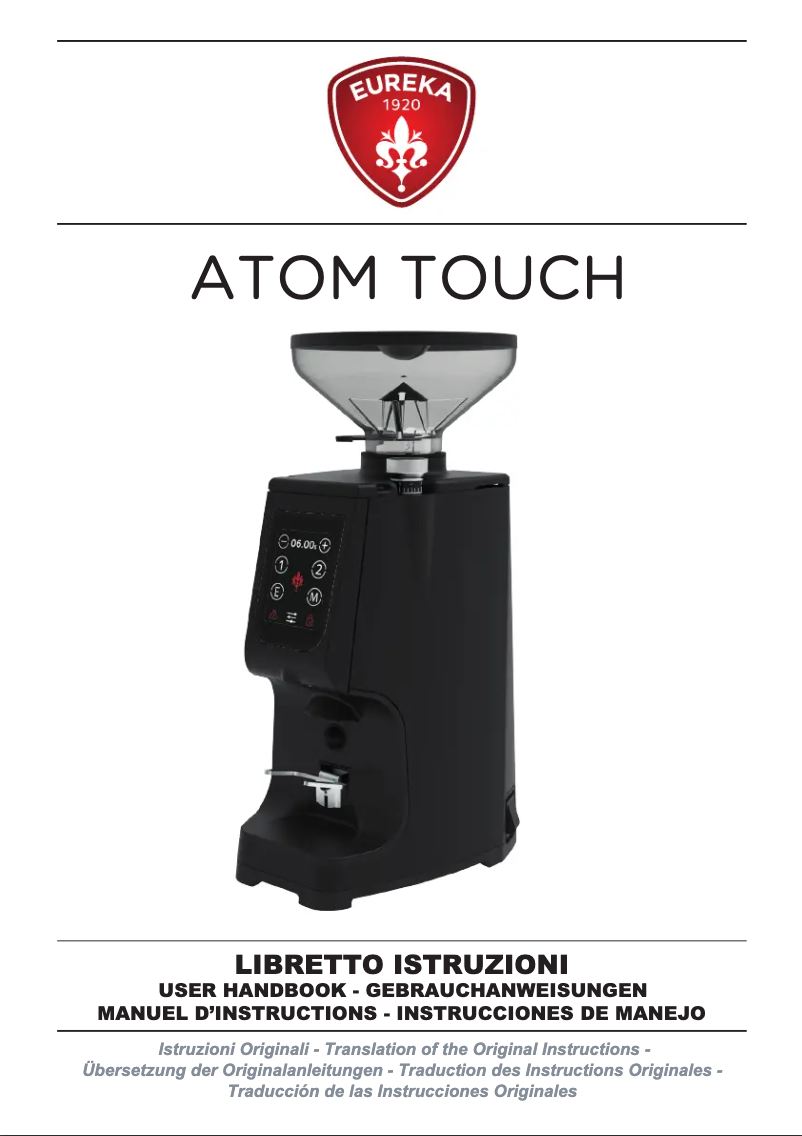 Page 1 de la notice Manuel utilisateur Eureka Atom Touch 65