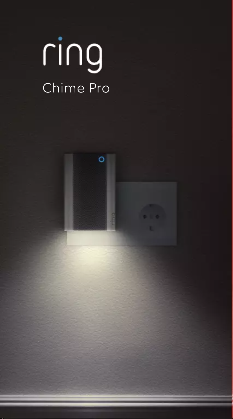 Page 1 de la notice Manuel utilisateur Ring Chime Pro Gen. 2