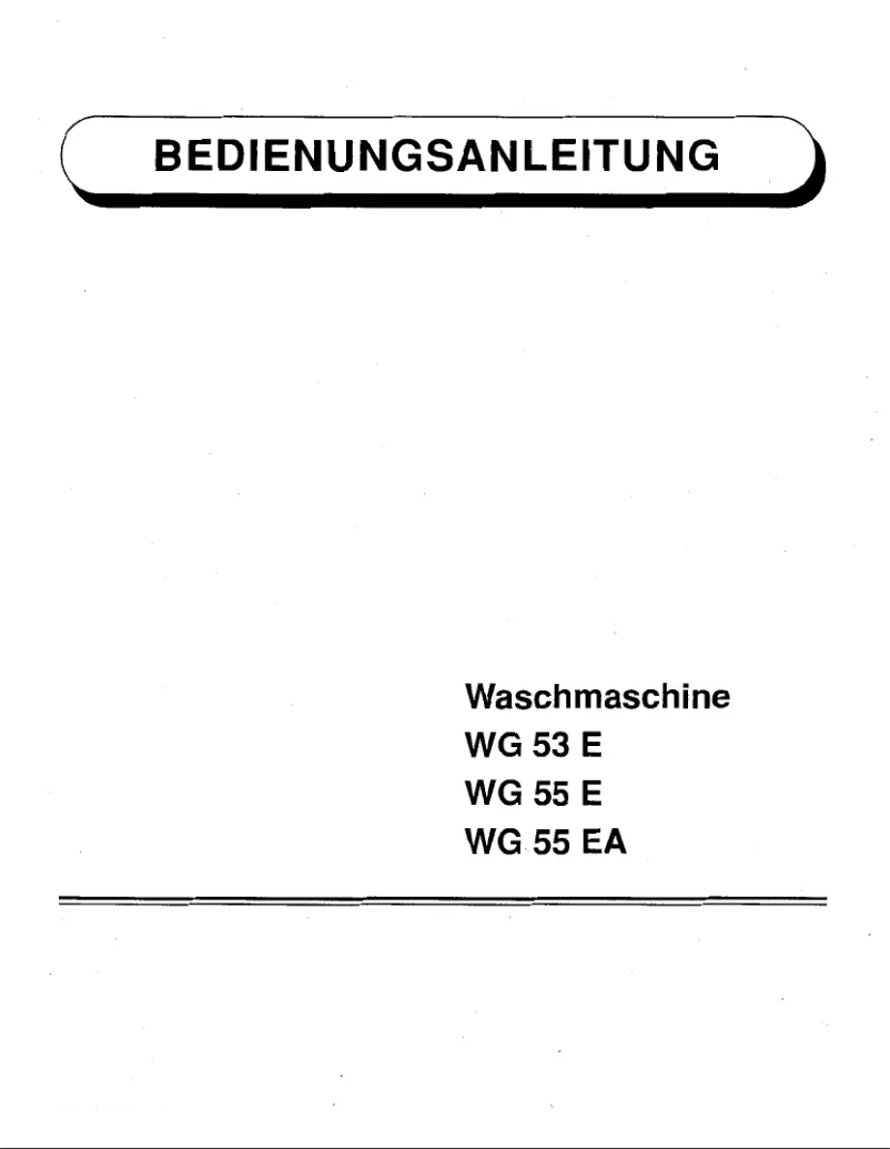 Page n°1 - Manuel utilisateur Eudora WG 55EA