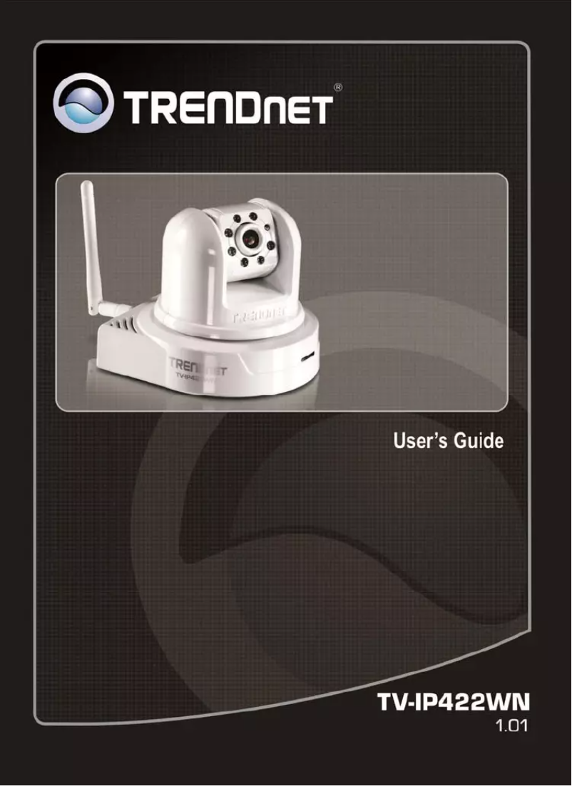 Page n°1 - Mode d'emploi TRENDnet TV-IP422WN