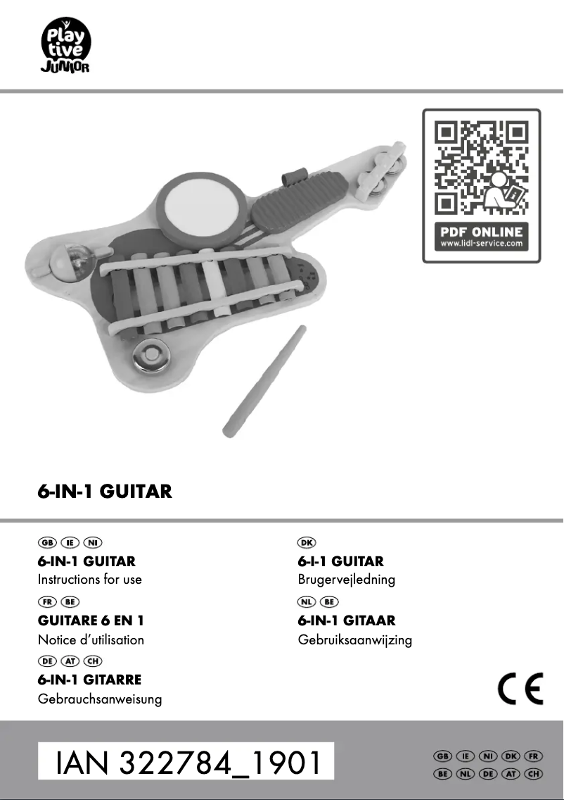 Page 1 de la notice Manuel utilisateur Playtive IAN 322784