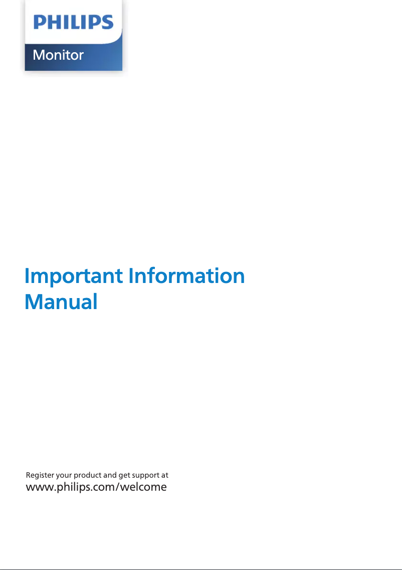 Page n°1 - Manuel utilisateur Philips 246E7QSA
