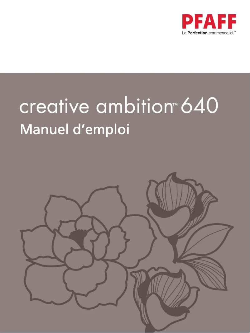 Image de la première page du manuel de l'appareil Creative Ambition 640