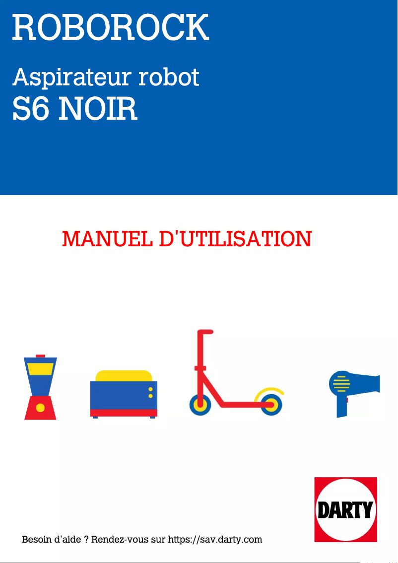 Page n°1 - Manuel utilisateur Roborock S6